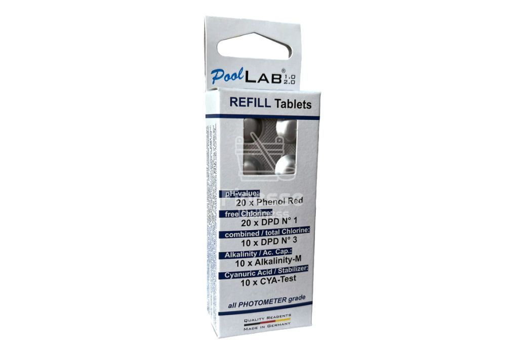 Pool Lab watertester navullingstabletten - Finesse Wellness BV