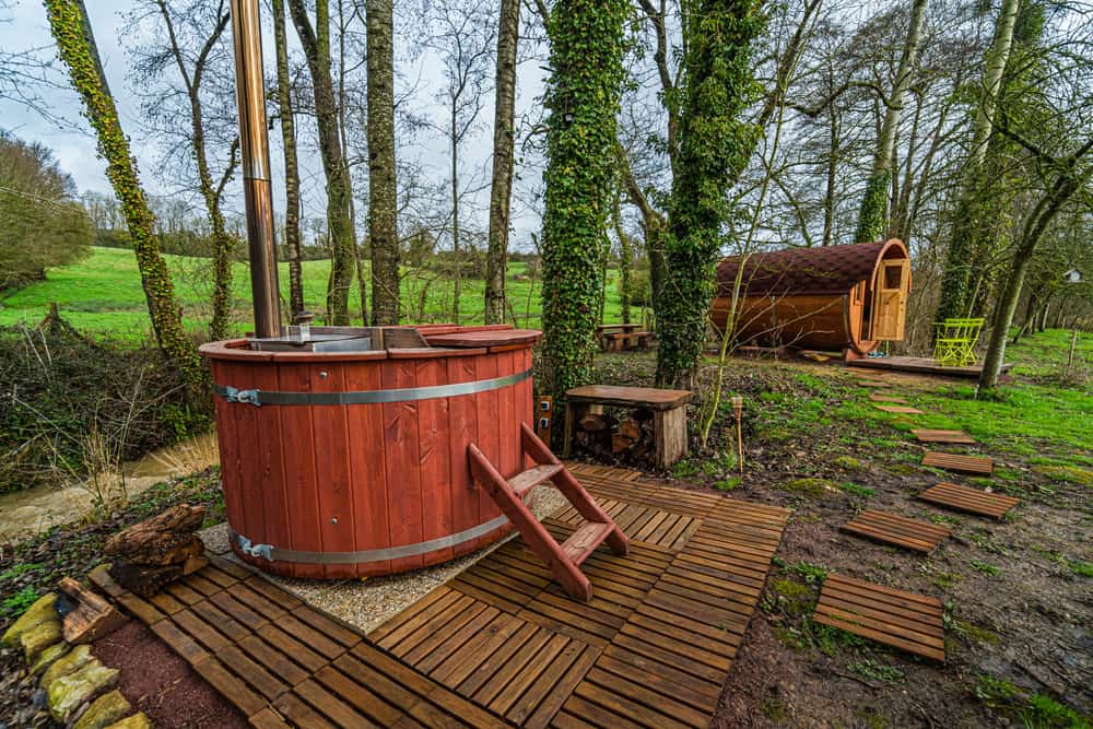 Hout gestookt of elektrische hottub