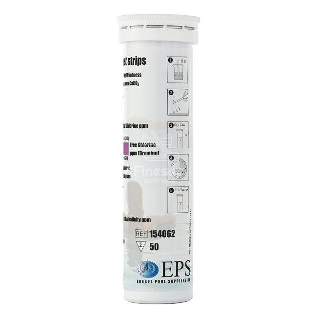 EPS 6in1 Teststrips: Snelle en Betrouwbare Wateranalyse voor je Zwembad of Spa - Finesse Wellness BV