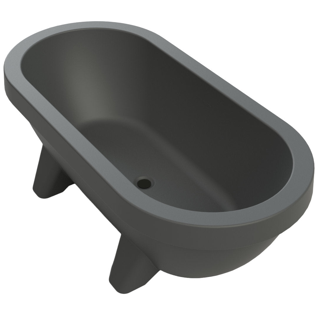 Gardentub tuinbad Antraciet: de perfecte tuinbadkuip voor verkoeling en waterpret - Finesse Wellness BV