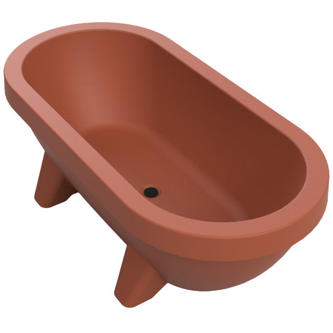 Gardentub Terracotta: Luxe Buitenbad & IJsbad voor Mediterraans Tuinplezier - Finesse Wellness BV