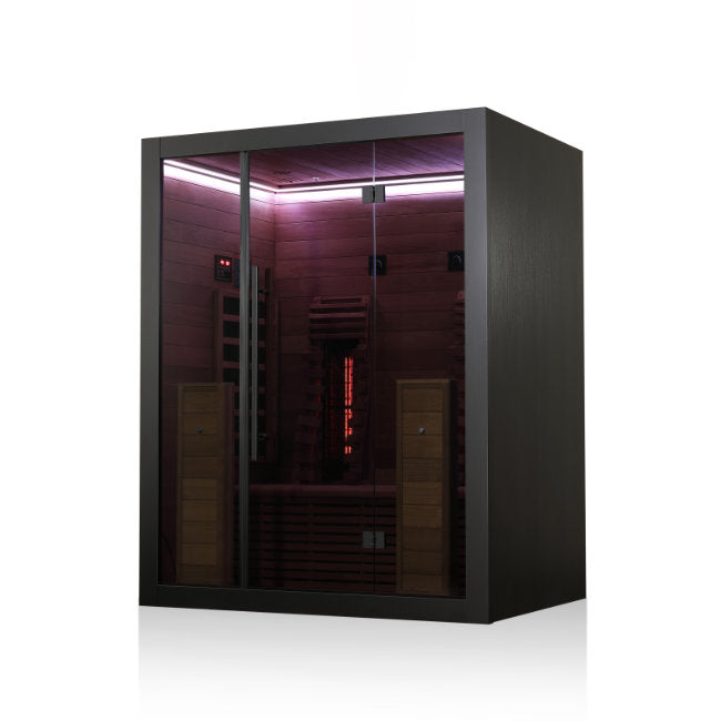 Hekla Infrared 160 Nero: Compacte 2-Persoons Infraroodcabine