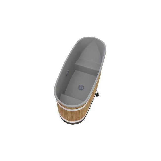 Kirami Tiny Hottub: Compacte Luxe met Kunststof Binnenkuip - Finesse Wellness BV