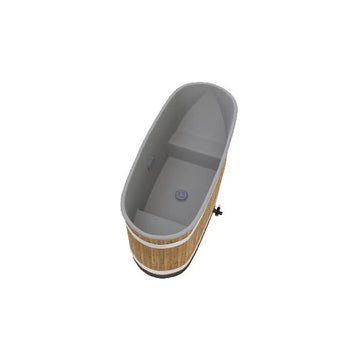 Kirami Tiny Hottub: Compacte Luxe met Kunststof Binnenkuip - Finesse Wellness BV