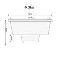 Houtgestookt Hottub FS Kotka 6-8p met externe kachel-Finesse Wellness BV