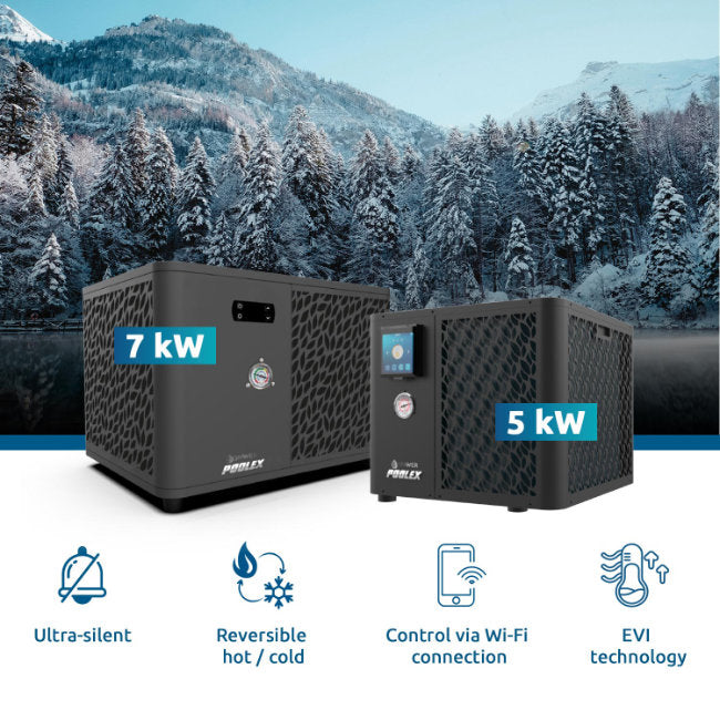 Poolex Spawer Ice Spa 5 kW – De Ultieme Warmtepomp voor Extreme Omstandigheden