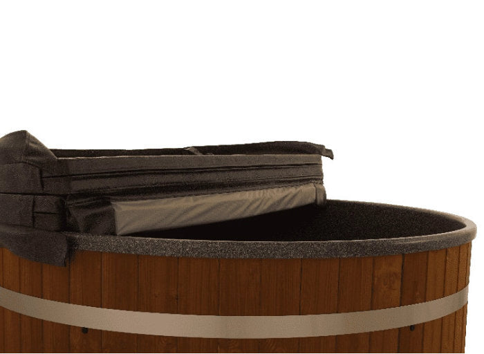 Houtgestookt Hottub FS Vantaa 4-6p met externe kachel-Finesse Wellness BV