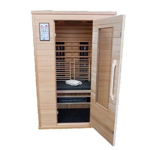 FS 120 Deluxe Cerderhouten Infrarood Sauna-Finesse Wellness BV